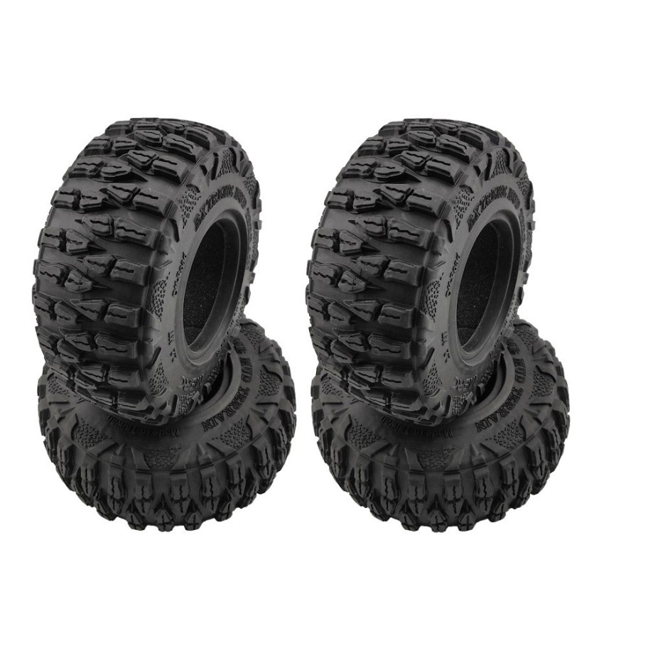 RCparts Roundcube 2.2" Crawler Tires W/Foam Ø120mm (4Pcs)
