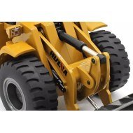 Retroescavatore Bulldozer Metallico Giallo Huina 1/14 2.4Ghz