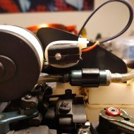 Lapmonitor Transponder Mount Mugen MBX8 Nitro
