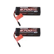 Combo Caricabatterie Traxxas EZ-Peak Live Dual + 2x LiPo 14.8v 6700mAh