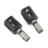 XRAY XB8 Large Center Diff Outdrive Adapter - Hudy Steel (2)