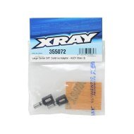 XRAY XB8 Large Center Diff Outdrive Adapter - Hudy Steel (2)