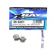 XRAY XB8 Alu Wheel Axle Offset "+1mm" - Hard Coated (2)