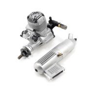 Combo Motore OS MAX 15LA Argento (10G) Aereo 2T Glow + Fuga 871