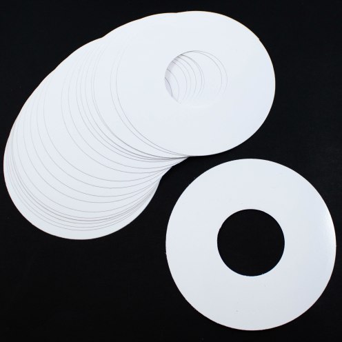 Klebescheibe für Felgen Gelb / Weiß (20) |...