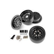 Gmade 1.9 NR01 Black (2) | Crawler Beadlock Wheels