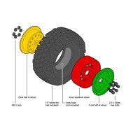 Gmade 1.9 NR01Negro (2) | Llantas Crawler Beadlock