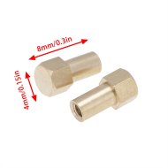 Adaptador Llanta Bronce Axial SCX24 4mm