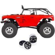Llantas CNC Axial SCX24 Alluminio Starfish-Pro Beadlock Bianco (4)
