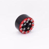 Ruote Beadlock Axial SCX24 Alluminio CNC Rosso (4)