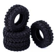 Reifen 1.0" Modell A + Einsätze Axial SCX24 (4U)