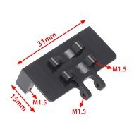 Axial SCX24 Upgrading Servo Mount (Fits Emax Es08Ma Servo)
