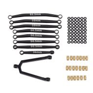 Kit Strebenlaschen Aluminium Axial SCX24 B-17, C10, Jeep