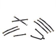 Kit Strebenlaschen Aluminium Axial SCX24 B-17, C10, Jeep