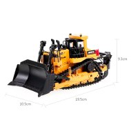 Huina 1700 1:50 Scale All-Metal Bulldozer Static