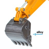 Huina 1710 1:50 Scale Alloy Excavator Static