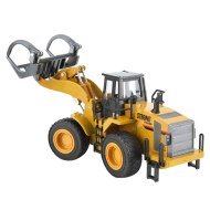 Gelbes Bulldozer-Spielzeug mit Greifer