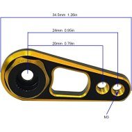 Klaxon de direction en aluminium RCparts