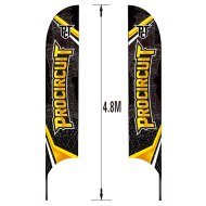 Procircuit Promotional Flag w/ Steel Stick