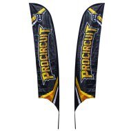 Procircuit Promotional Flag w/ Steel Stick