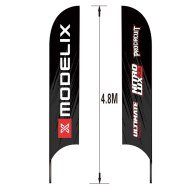 Modelix Racing Promotional Flag w/ Steel Stick