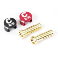Centro Low Profile Heatsink Plug Connector Grips w/5mm Bullets