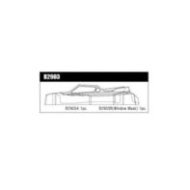 Mugen MSB1 1/10 2WD Buggy Body (Clear) w/Front Wing