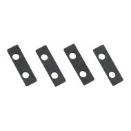 Ultimate Racing Carbon Universal Servo Mount Spacer Set (4) (1mm)