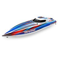 Bateau Traxxas Disruptor Bleu 4S 40+ MPH High-Performance