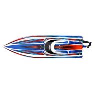 Bateau Traxxas Disruptor Bleu 4S 40+ MPH High-Performance