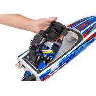 Bateau Traxxas Disruptor Bleu 4S 40+ MPH High-Performance