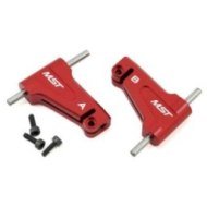 MST RMX 2.5 Aluminum Upper Arms (Red) (2)