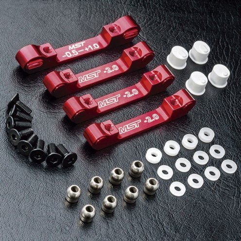 Placas Convergencia Alluminio MST RMX 2.5 (Rosso)