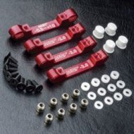Plaques Convergence Aluminium MST RMX 2.5 (rouge)