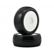 Schumacher "Mini Pin" Pre-Mounted 1/8 Buggy Tires (2) (Yellow Compound)