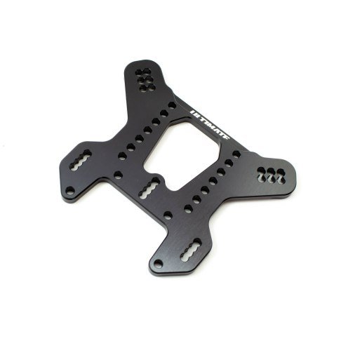 Mariposa trasera P2 (baja) Mugen MBX8R Ultimate Racing, aluminio 7075 anodizado gris grafito