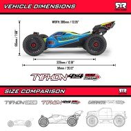 Arrma Typhon MEGA 1/8 Buggy 4x4 RTR Gebürstet
