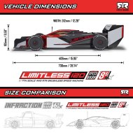 Arrma Limitless 8S AVC 1/7 4x4 RTR Bürstenlos Straße