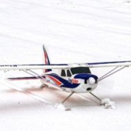 Avión Entrenador FMS Kingfisher 1400mm PNP (Con Flotadores y Esquís)