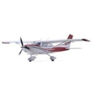 Avión Civil FMS Cessna 182 1500mm PNP Rojo