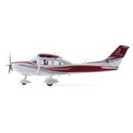 Avion Civil FMS Cessna 182 1500mm PNP Rouge