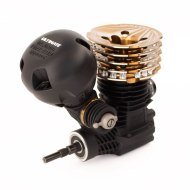 Ultimate Racing .12/.21 On-Road Luftfiltersystem mit Schalldämpfer