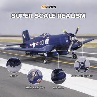 FMS F4U Corsair V2 80mm PNP Flugzeug