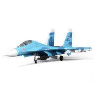 Jet EDF RC FMS Sukhoi SU-27 Twin 70mm PNP | Double Turbofan