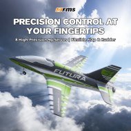 Jet Sportivo RC FMS Futura 64mm EDF PNP | Verde