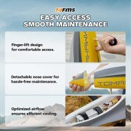 Jet Sportivo RC FMS Futura 64mm EDF PNP | Giallo