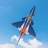FMS J-10 "Vigorous Dragon" 64mm EDF PNP RC Jet with Reflex V3 (Blue Aerobatic)