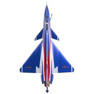 FMS J-10 »Vigorous Dragon« 64mm EDF PNP RC-Jet mit Reflex V3 (Blau Kunstflug)