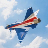 FMS J-10 "Vigorous Dragon" 64mm EDF PNP RC Jet with Reflex V3 (Blue Aerobatic)