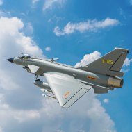Jet EDF RC FMS J-10 64mm PNP mit Reflex V3 (Grau)